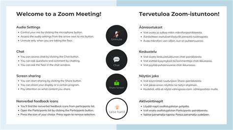 Tips for Zoom Meeting Participants - Digipedagogical guidelines