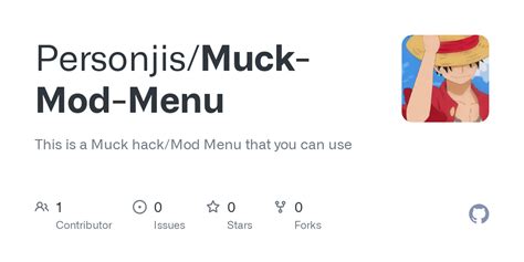 GitHub - Personjis/Muck-Mod-Menu: This is a Muck hack/Mod Menu that you ...