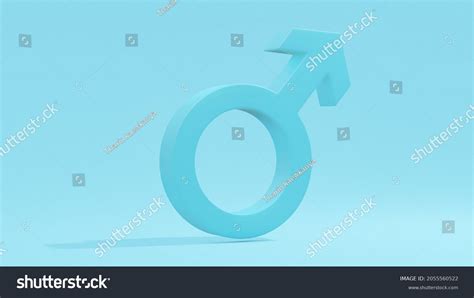 Blue Male Gender Symbol Minimal Idea Stock Illustration 2055560522 | Shutterstock