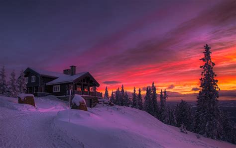 Cabin Sunset Wallpapers - Wallpaper Cave