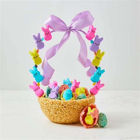 How to Make a Peeps Edible Easter Basket - Easy Peeps Craft for Easter