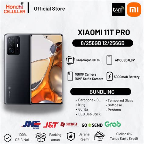 Jual Xiaomi Redmi Mi 11T Pro 12/256GB 8/256GB Garansi Resmi Xiaomi Indonesia TAM | Shopee Indonesia