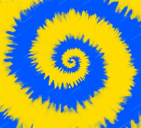 Blue Yellow Tie-dye Swirl Digital Paper Background Pattern - Etsy Australia