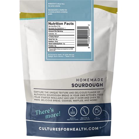 Whole Wheat Sourdough Starter — Natures Warehouse