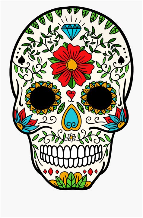 Dia De Los Muertos Printable Skull