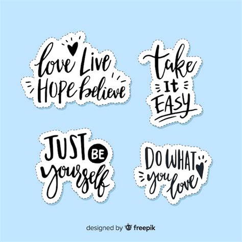 Quote Sticker Images - Free Download on Freepik