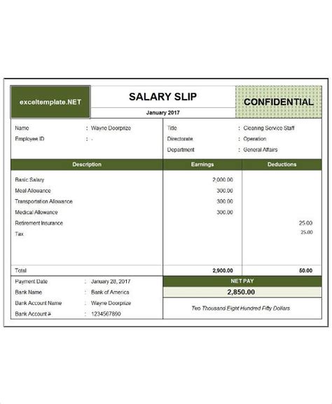 Payslip form – Artofit