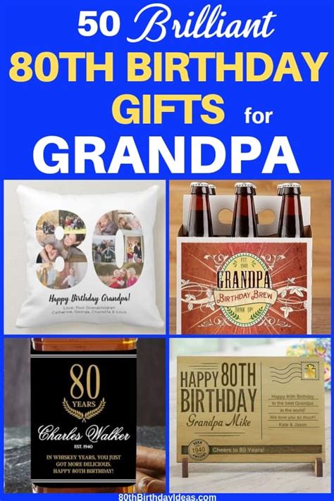 80th Birthday Gift Ideas for Grandpa: Perfect Gifts for 80 Year Olds [2023]