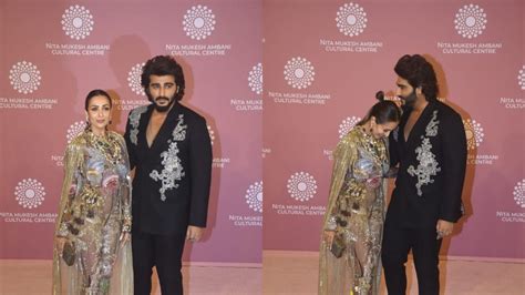 Arjun Kapoor Leaves Malaika Arora Blushing At NMACC Fashion Gala; Watch ...