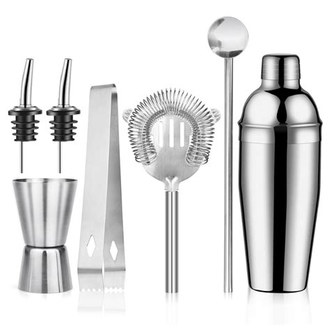 7pcs Stainless Steel Shaker Cup Set - Bar Keeper