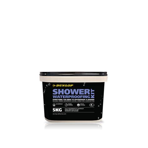 Shower Waterproofing Kit - Tiling Preparation | Dunlop Trade