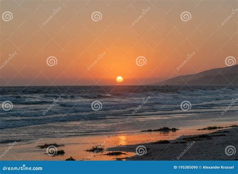 Another Beautiful Zuma Beach Sunset, Malibu, California Stock Photo ...