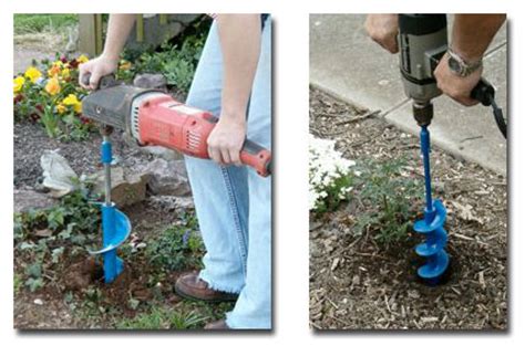 Tree Auger | Tree Planter for seedlings | Hand Auger for Drill