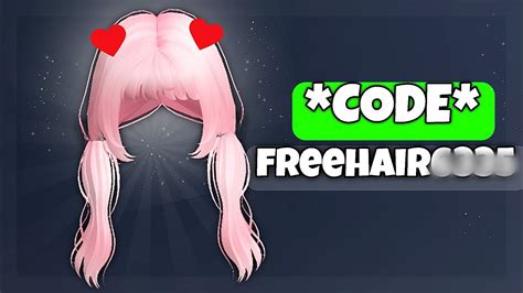 FREE PINK HAIR CODES! ROBLOX 🩷 - YouTube