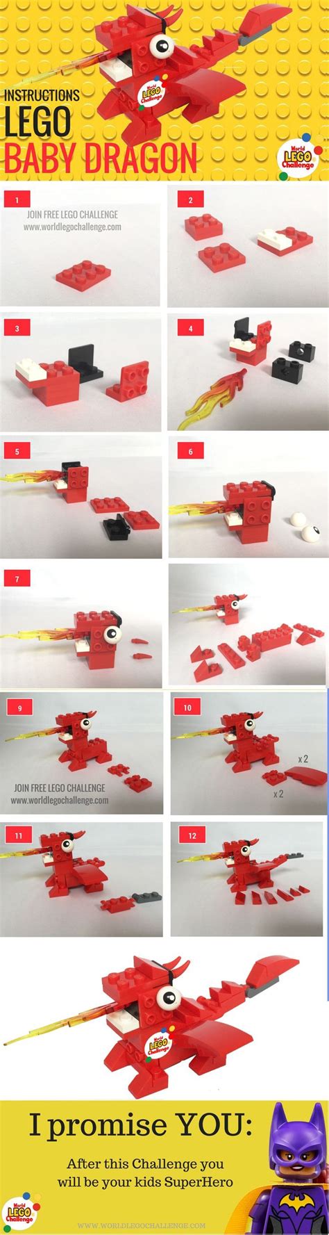 Mini Dragon Lego Instructions. This is part of the world lego challenge! anyone can join! its ...