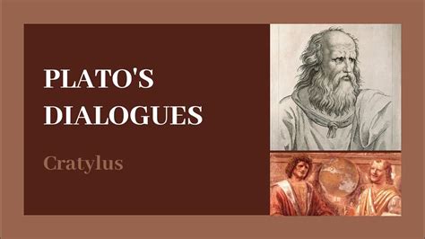 Plato's Dialogues | Cratylus - YouTube