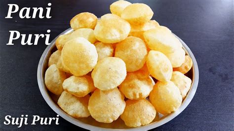 Puri for Panipuri Suji Puri Sooji Panipuri Golgappa Puri Recipe Panipuri Easy Recipe Street Food ...