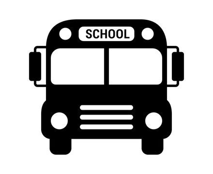 School Bus Silhouette Clip Art