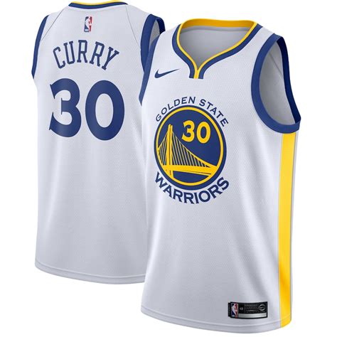 Stephen Curry Golden State Warriors Nike Swingman Jersey White ...