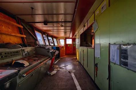 See inside the rusting cargo ship abandoned after it was deemed too ...