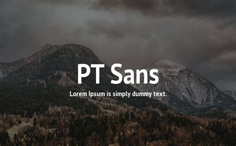 Pt Sans Font Free Download - Fonts Monster