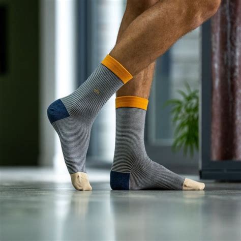 Socks BillyBelt Men'S Striped Socks | Sunset Striped Sockscombed Cotton – Billybeltshop