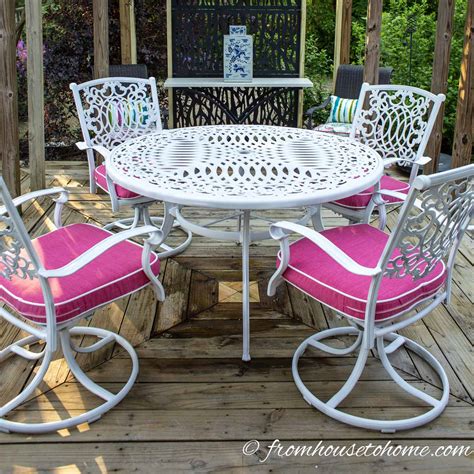 How To Paint Metal Patio Furniture
