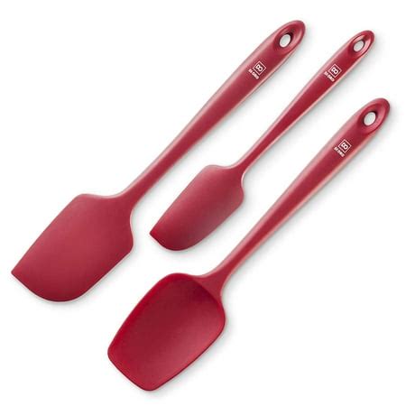 Award-Winning Pro Grade 3-Piece Silicone Spatula Set By DI ORO - 600F Heat-Resistant Seamless ...