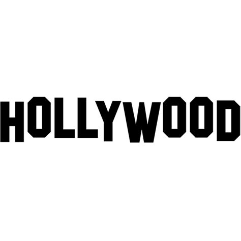 SF Hollywood Hills, a font based on the look of the famous #Hollywood ...