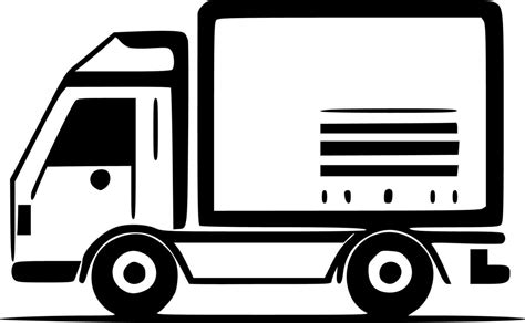 Truck, Minimalist and Simple Silhouette - Vector illustration 24161231 Vector Art at Vecteezy