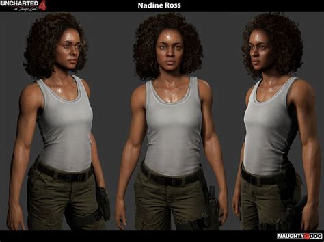 Uncharted 4 - Nadine Ross, Frank Tzeng | Uncharted, Female characters ...