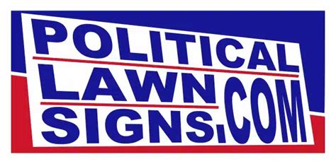 Political Lawn Signs | Campaign Yard Signs | Cheap Yard Signs