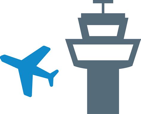 Airport Traffic Icon, Air Control, Aviation Symbol Transparent PNG