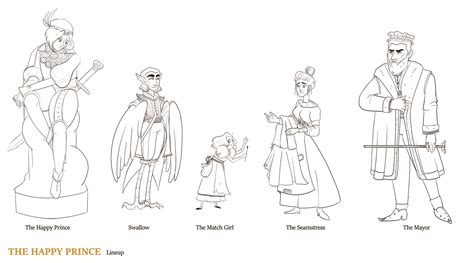 ArtStation - The Happy Prince - Character Designs