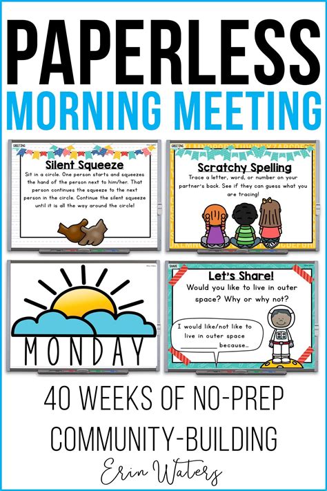 Morning Meeting Slides - Morning Meeting Activities + Greetings Bundle for K-2 | Morning meeting ...