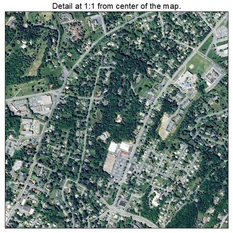 Aerial Photography Map of Staunton, VA Virginia