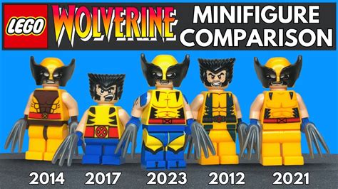 COMPARISON: EVERY LEGO Wolverine Minifigure EVER Made! - YouTube