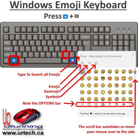 SOLVED: How To Start & Use the Windows Emoji Icon Keyboard – Up & Running Inc – Tech How To's