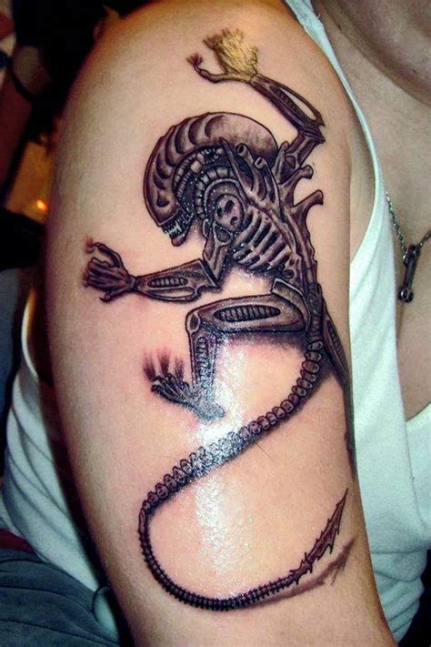 3D monster tattoo for arm | Alien tattoo, Tattoo designs, Tattoos