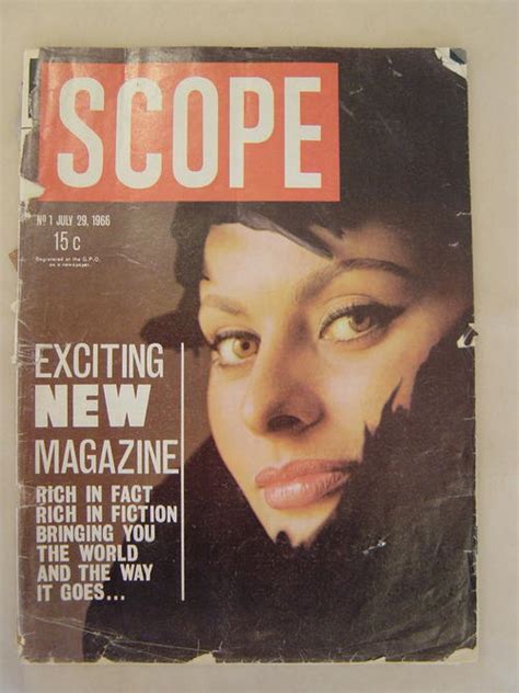 Antiquarian Books - Scope Magazine .VOLUME 1. Printed on July 29 1966 ...