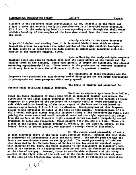 JFK Autopsy Report. | The Smoking Gun