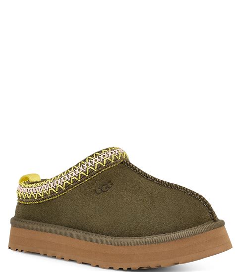 UGG® Kids' Tazz Suede Platform Slippers (Youth) | Dillard's