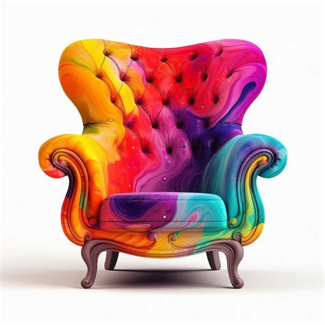 Premium AI Image | Colorful Armchair