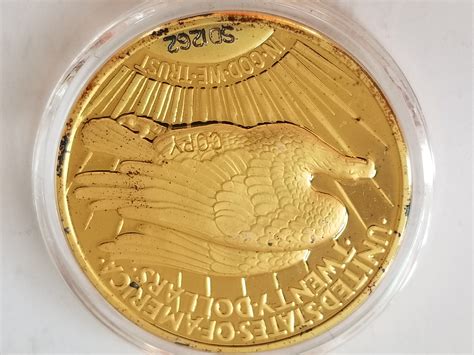 1933 Saint Gaudens Double Eagle Copy Gold Plated | Property Room