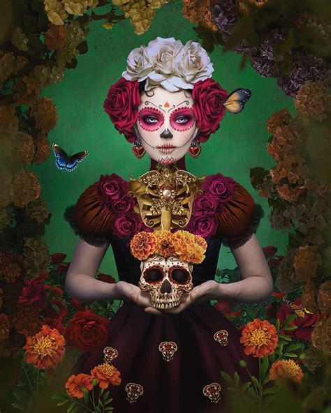 Body Painting Festival, Day Of The Dead Skull, Instagram Art, Skull Art ...