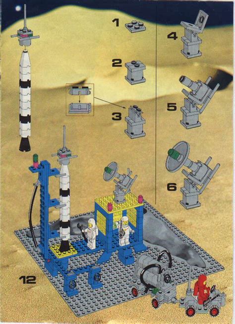 Old LEGO® Instructions | letsbuilditagain.com | Lego space, Lego instructions, Lego design