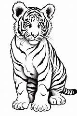 Baby Tiger Coloring Page Download Free coloring Pages And Templates For  sketch template