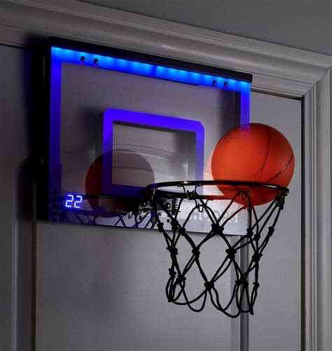 The LED Scoring Indoor Basketball Hoop