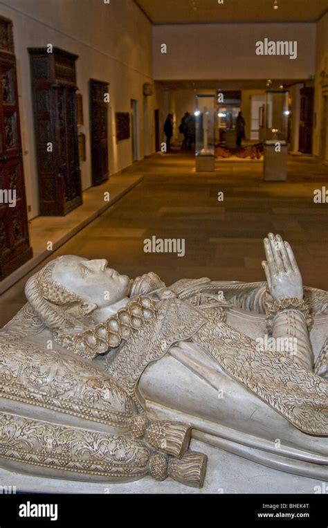 The Tomb of Mary Queen of Scots displayed in the National Museum of Scotland Edinburgh SCO 6063 ...