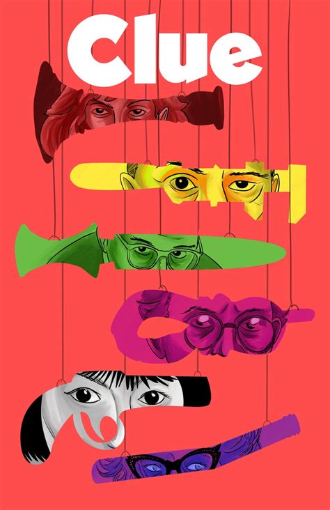 Clue Movie Poster minimalist Fan Art - Etsy